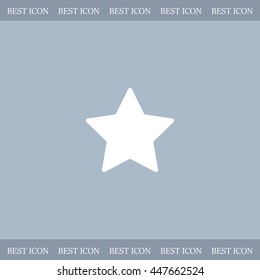 Star web icon. vector design