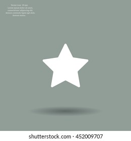 Star web icon. vector design