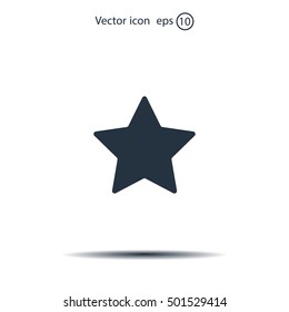 Star web icon. vector design