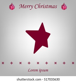 Star web icon. vector design