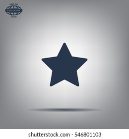 Star web icon. vector design