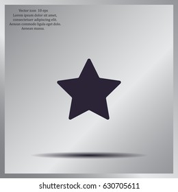Star web icon. vector design