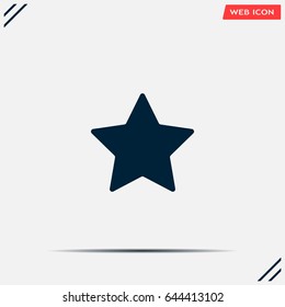 Star web icon. vector design