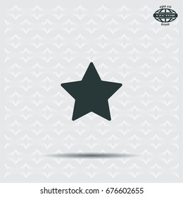 Star web icon. vector design