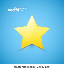 Star web icon, vector graphic design, stylish concept eps10