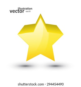 Star web icon, vector graphic design, stylish concept eps10