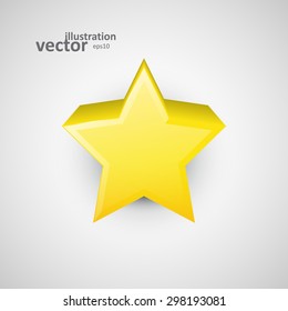Star web icon, vector graphic design, stylish concept eps10