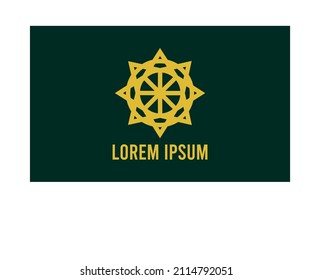 Star Wheel, star and wheel logo. The elegant appearance gives the impression of a big struggle with big results. Good for finance, technology, Fashion