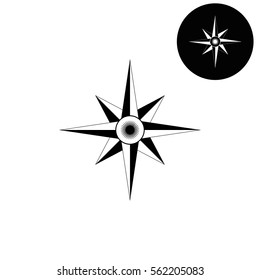 star -  white vector icon