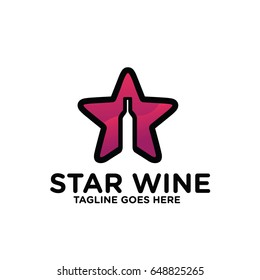 Star Wine Logo Design