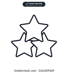 star winner icon symbol template for graphic and web design collection logo vector illustration