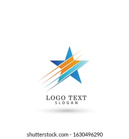 Star & Winning Logo. Symbol & Icon Vector Template.