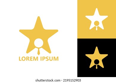 vector de diseño de la plantilla de logotipo de Star Worker