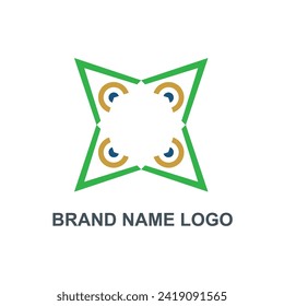 Logo-Vektorgrafik von Star X-Buchstaben