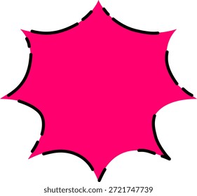 Abstraktes Grafik-Shape-Element von Starburst
