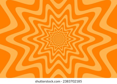 Starburst abstract Psychedelic background. vector illustration