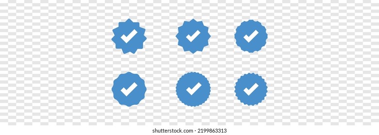 Starburst badge set vector with check mark.Starburst approved vector design template