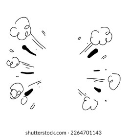 efecto de arranque en el tinte doodle