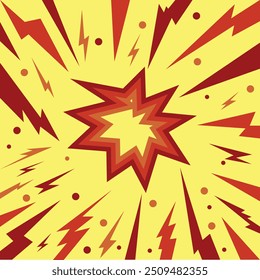 Abstrakter Hintergrund für Sternzeichen oder Explosion