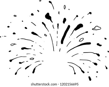 starburst hand drawn