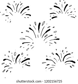 starburst hand drawn