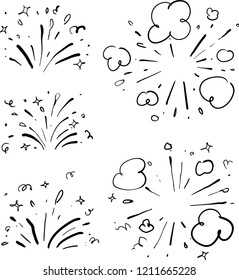 starburst hand drawn
