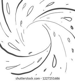 starburst hand drawn