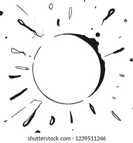 starburst hand drawn