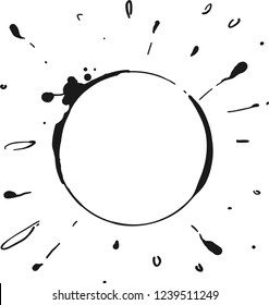 starburst hand drawn