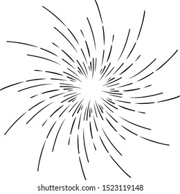 starburst hand drawn, vintage radial burst, abstract line sunshine, vector collection