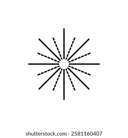 Starburst Icon Art design illustration