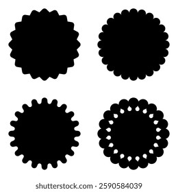 Starburst icon set. Simple flat style vintage labels, stickers. Special Offer Sale Tag, Discount Offer Prince Label.