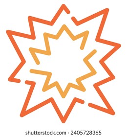Starburst icon for uiux, web, app, infographic, etc