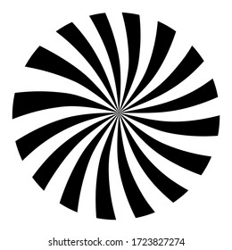 Starburst object symbol on white background. Sunburst rays pattern vector illustration 