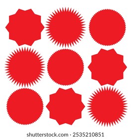 Starburst promo black sticker shape vector sale splash. Starburst round badge promo sticker