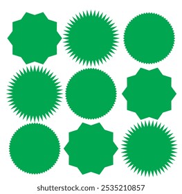 Starburst promo black sticker shape vector sale splash. Starburst round badge promo sticker