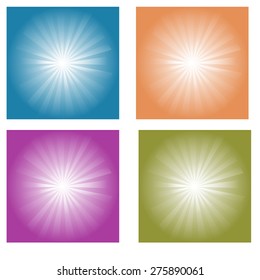 Starburst (rays) background
