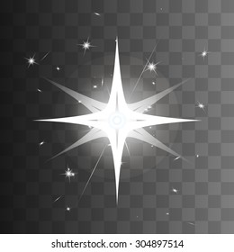 starburst sparkle star. vector illustration