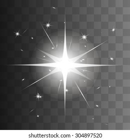 starburst sparkle star. vector illustration