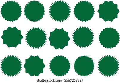 Starburst speech bubbles. Starburst, price sticker sunburst icons. Black Sunburst. Flat vintage price tag stickers.Vector