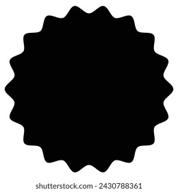 Starburst  sticker - collection of special offer sale round and oval sunburst labels and buttons isolated on white background. Stickers and badges with star edges for promo advertising