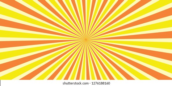 Starburst style shapes Stripes in retro pop art 80's 70's years background Funny vector comic clipart line Geometric seamless pattern elements Sunshine cartoon line radial lines rays burst Sun Sunburs