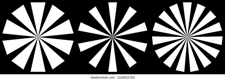 Starburst, sun burst radial, radiating lines. Burst beams, rays