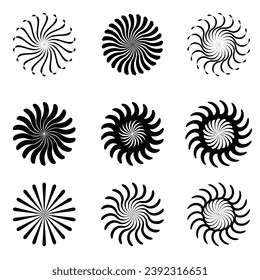 Starburst, sun burst radial, radiating lines. Burst beams, rays