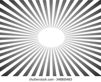 Starburst or sunburst backdrop, background. vector art.