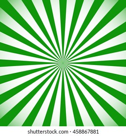 Starburst, sunburst background. Circular monochrome pattern with radial lines.