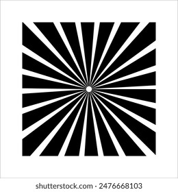 Starburst, sunburst background. Vintage abstract template with yellow sunrays eps 10
