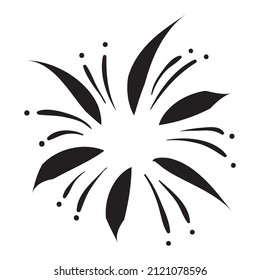 Starburst, sunburst element. Vector illustration