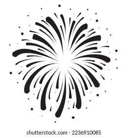 Starburst, sunburst element. Vector illustration