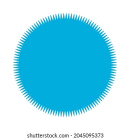 Starburst, sunburst icon, radial element